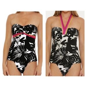 Trina Turk 2-Way Tankini Swimsuit